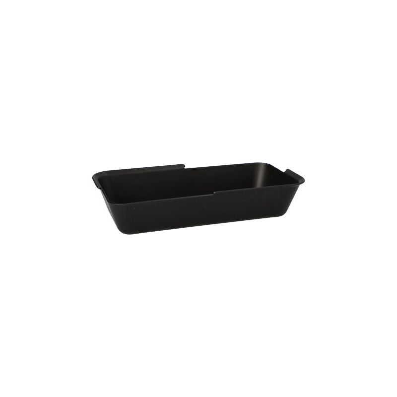 Mehrweg-Foodboxen eckig, 11,7 x 23,4 x 4,7 cm schwarz  - Bild 1