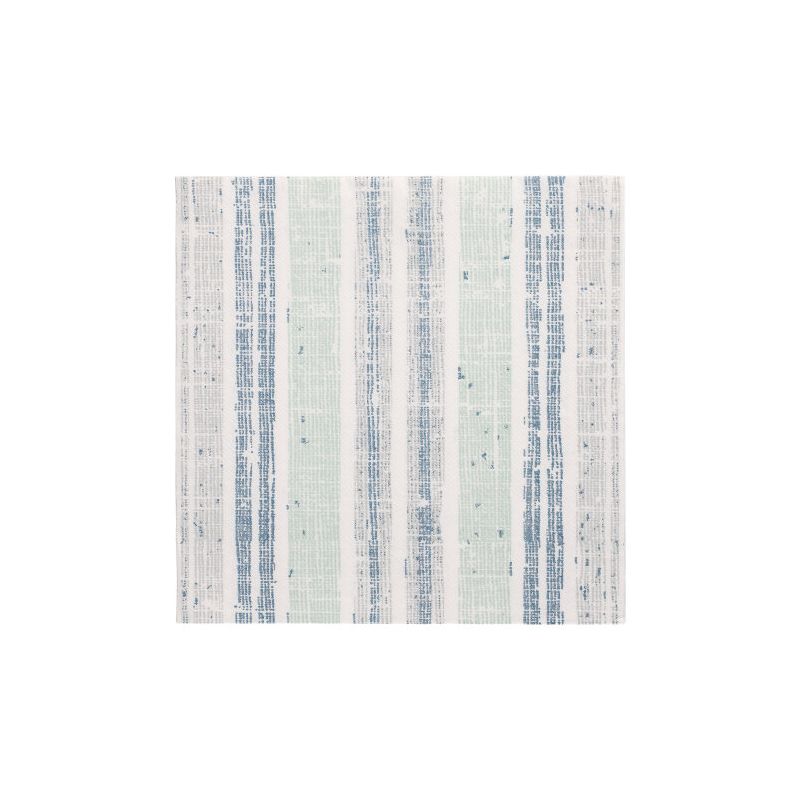 Servietten "ROYAL Collection" 1/4-Falz 40 x 40 cm dunkelblau "Stripes" - Bild 1