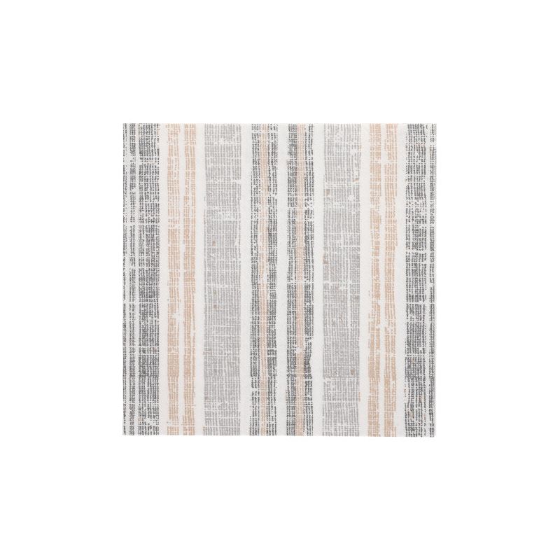 Servietten "ROYAL Collection" 1/4-Falz 40 x 40 cm grau "Stripes" - Bild 1