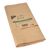 Vreče za smeti aus Papier "pure" 240 l 115 cm x 80 cm x 30 cm rjava , 2-slojne