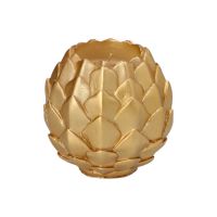 Sveča krogla Ø 10 cm zlata "Pine Cone"