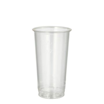 Kozarci za pivo, PLA "pure" 0,2 l Ø 7,05 cm · 12,4 cm kristalno jasno / 0,25 l