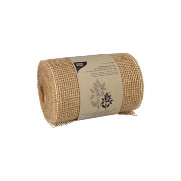 Dekoband Jute 10 m x 15 cm natur v roli