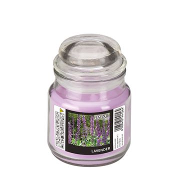 "Flavour by GALA" Dišeča sveča v kozarcu Ø 60 mm · 85 mm violett - Lavender