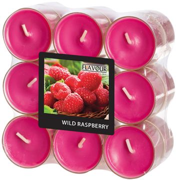 "Flavour by GALA" Dišeče lučke Ø 38 mm · 24 mm weinrot - Wild Raspberry v polikarbonatnem lončku