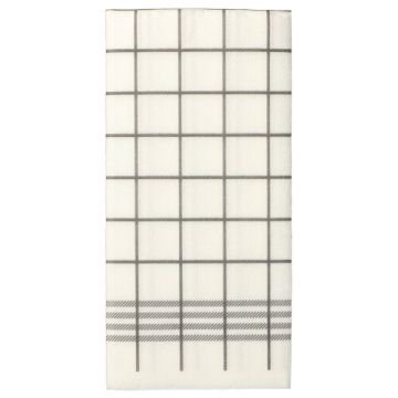 Serviete, 2-slojne "PUNTO" zložene 1/8 39 cm x 40 cm siva "Kitchen Towel" mikro odtis